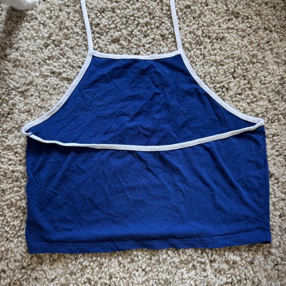 Collectible Kansas City KC Royals Baseball Blue and White Halter Top - Picture 3 of 3